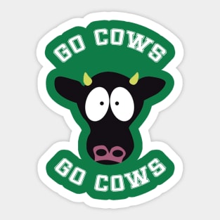 Go Cows | South Park Sticker